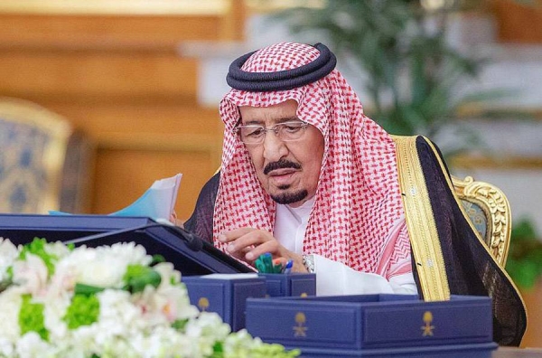 Custodian of the Two Holy Mosques King Salman chaired the Cabinet session on Tuesday afternoon at Al-Salam Palace.