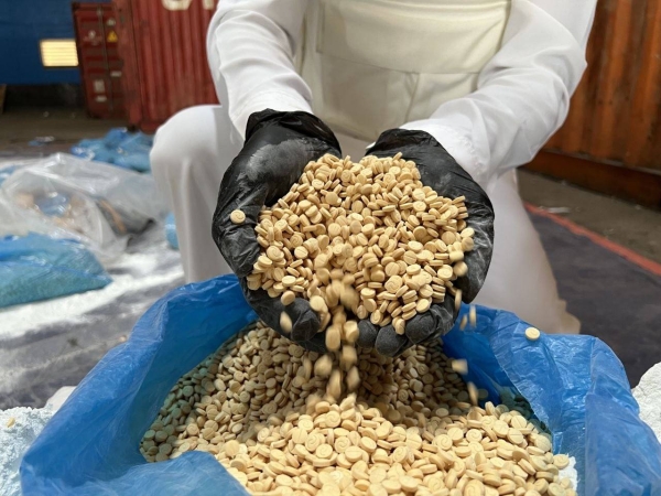 The General Directorate of Narcotics Control (GDNC) announced on Wednesday that it had thwarted an attempt to smuggle 3,575,000 amphetamine tablets in Jeddah.