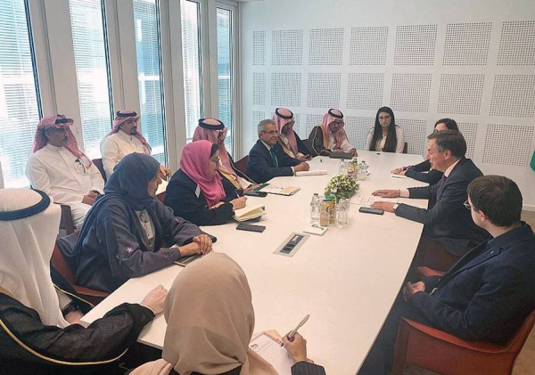 The Saudi Parliamentary Friendship Committee with the European Parliament at the Shoura Council, headed by the Council’s member and Chairman of the Committee Dr. Ayman Bin Saleh Fadel, visited the headquarters of the European Parliament in Brussels.