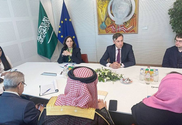 The Saudi Parliamentary Friendship Committee with the European Parliament at the Shoura Council, headed by the Council’s member and Chairman of the Committee Dr. Ayman Bin Saleh Fadel, visited the headquarters of the European Parliament in Brussels.