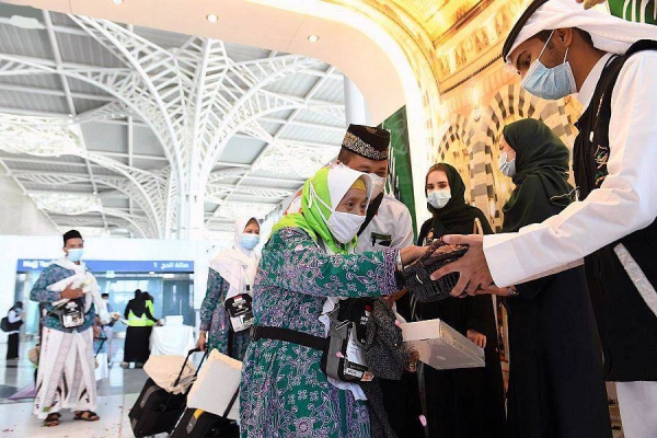 A total of 147,094 pilgrims from several nationalities have arrived in Madinah until Saturday, They have arrived through air and land crossings to perform this year’s Hajj.