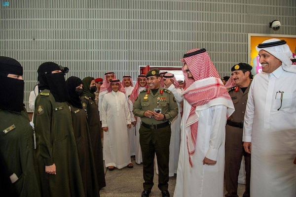 Makkah Deputy Emir Prince Badr Bin Sultan makes an inspection tour of the Hajj terminal at King Abdulaziz International Airport in Jeddah on Monday.