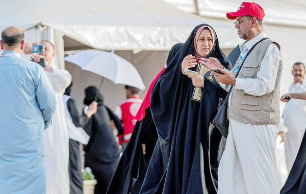 The Jdeidet Arar land port in the Northern Border region received Monday the third batch of pilgrims from the Republic of Iraq.