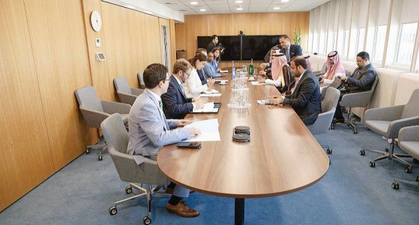 Minister of Industry and Mineral Resources Bandar Ibrahim Alkhorayef visited the United Nations Industrial Development Organization (UNIDO) in Vienna, Austria. He met with the UNIDO Director General Gerd Mueller.