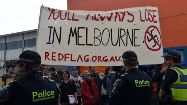 Australia has seen demonstrations for and against the far right in recent years.