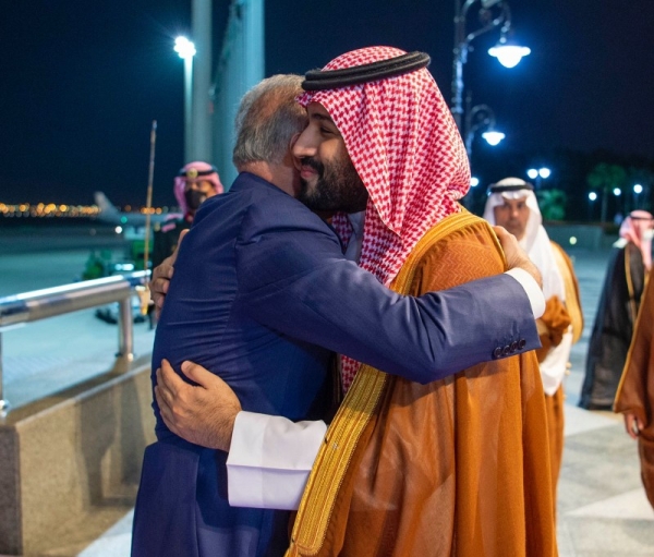 Crown Prince Mohammed Bin Salman, deputy premier and minister of defense, received on Saturday evening the Iraqi Prime Minister Mustafa Al-Kadhimi.