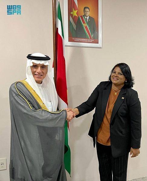 Minister of State for Foreign Affairs and Member of the Cabinet and Envoy for Climate Affairs Adel Al-Jubeir is attending the 43rd meeting of the Caribbean Community Organization (CARICOM) Heads of Government, representing Saudi Arabia.
