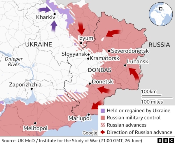Ukraine confirms Russia captured eastern city Lysychansk
