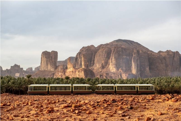 The 50-km tram will run from AlUla International Airport in the south to Hegra city in the north.