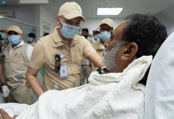 A total of nine pilgrims who were admitted in Madinah hospitals have been transported to Makkah to perform Hajj.