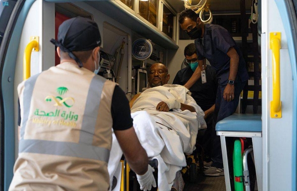 A total of nine pilgrims who were admitted in Madinah hospitals have been transported to Makkah to perform Hajj.