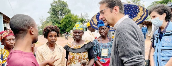 UN Resident and Humanitarian Coordinator Bruno Lemarquis visits DR Congo in early March 2022. — courtesy UNOCHA