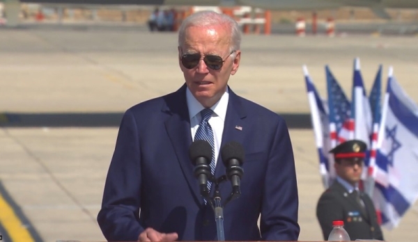 Biden renews commitment for two-state solution in Mideast