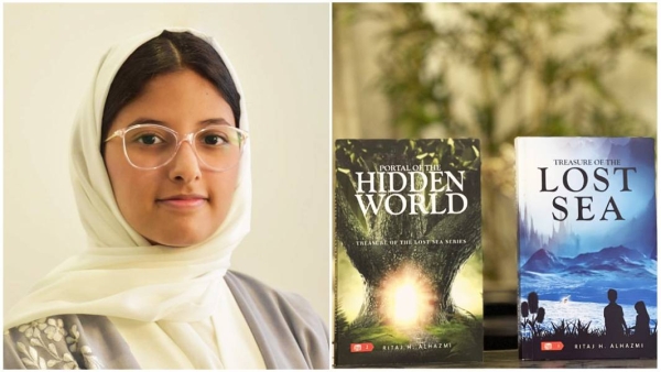 Young Saudi novelist Ritaj Hussain Al-Hazmi was named as the world’s youngest ever book series writer in the Guinness World Records. 