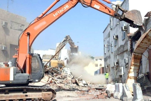 28 random neighborhoods in Jeddah razed; 4 remaining