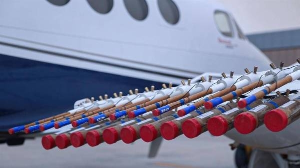 Minister of Environment, Water and Agriculture and Chairman of the Board of Directors of the National Center of Meteorology (NCM) Eng. Abdulrahman Al-Fadhli inaugurated the first phase of the cloud seeding operations program in April.