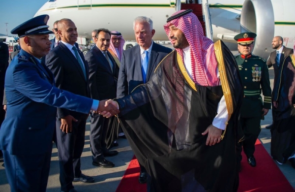 Crown Prince Mohammed Bin Salman, deputy premier and minister of defense, was accorded grand reception in Athens, capital of Greece, on Tuesday evening.