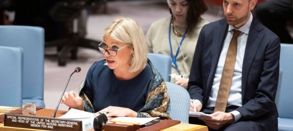 Jeanine Hennis-Plasschaert, Special Representative of the UN Secretary-General or Iraq (file photo)