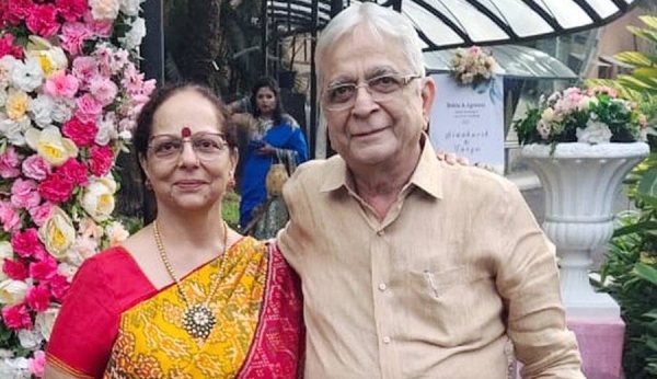 Ila Popat with her husband Jatin Popat. — courtesy photo