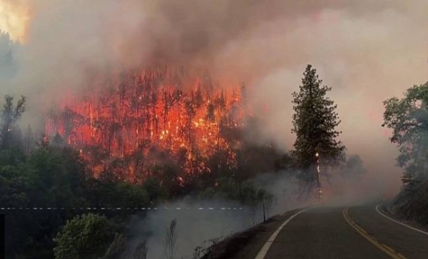 Wildfire in California grows to more than 50,000 acres in 48 hours.