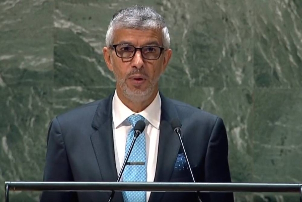 Al-Wasil speaking at the Tenth Review Conference of the Parties to the Treaty on the Non-Proliferation of Nuclear Weapons on Wednesday.