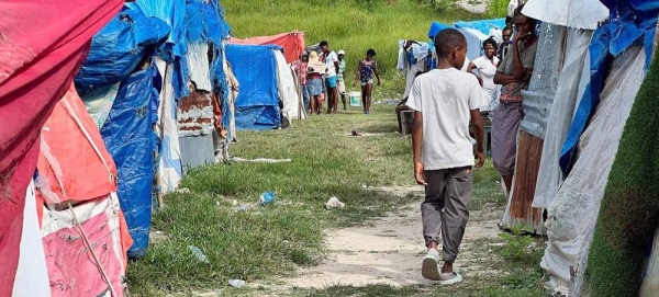 Plaisimond Milaure wants to return home as soon as possible. — courtesy UN Haiti/Daniel Dickinson