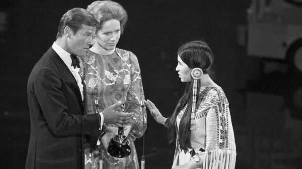 The award was presented by Roger Moore and Liv Ullman — but rejected.