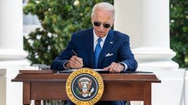 US President Joe Biden has signed a bill that aims to fight climate change.