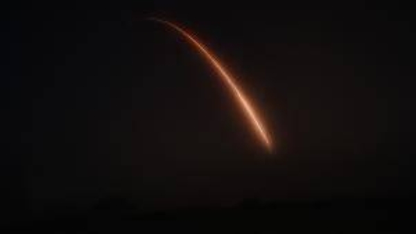 The unarmed Minuteman III intercontinental ballistic missile was launched from Vandenberg Air Force Base in California. 