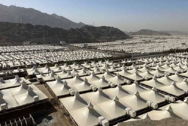 The tent city of Mina.