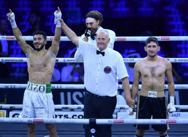 الملاكم السعودي زياد المعيوف يفوز بأول مباراة ملاكمة احترافية له