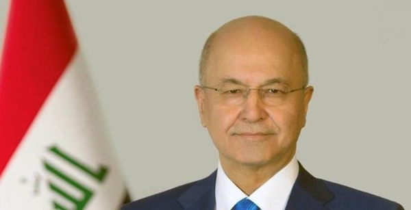 Iraq's outgoing President Barham Salih on Tuesday called for cooler heads to prevail after the country's judiciary suspended its activities.