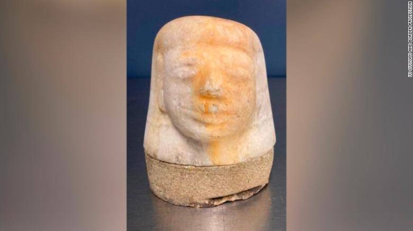 US agents seize shipped ancient Egyptian artifact