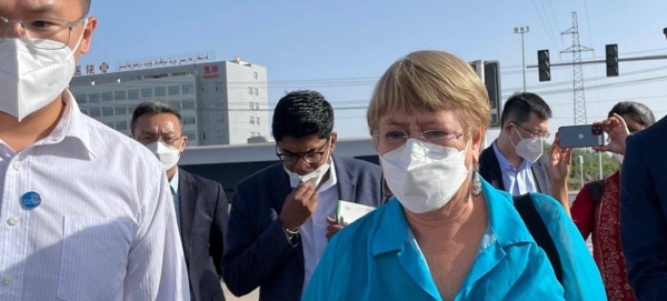 High Commissioner Michelle Bachelet during her visit to China, in Ürümqi, Xinjiang Uyghur Autonomous Region, China.