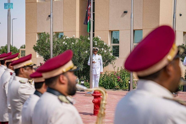 The Kenyan national flag was raised alongside the flags of the other 41 member states at the Coalition headquarters in Riyadh.