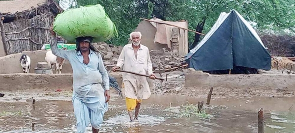 A flooded village in Matiari, in the Sindh province of Pakistan. — courtesy UNICEF/Asad Zaidi