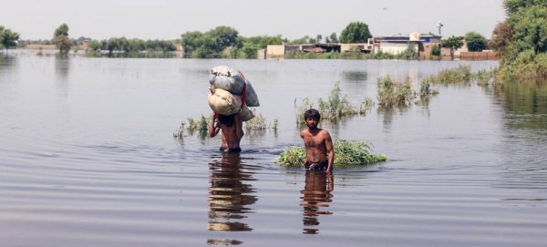 A flooded village in Matiari, in the Sindh province of Pakistan. — courtesy UNICEF/Asad Zaidi