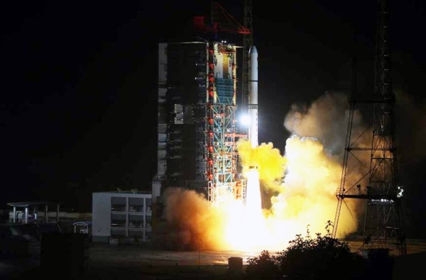 China sent a new remote sensing satellite into space from the Jiuquan Satellite Launch Center in northwest China on Saturday.
