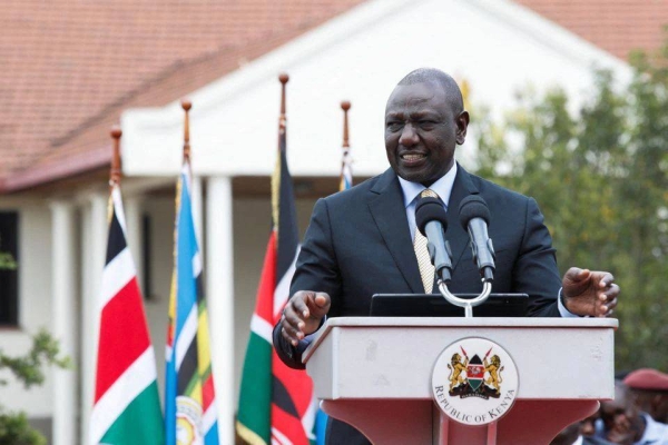 William Ruto is sworrn in as Kenyan president