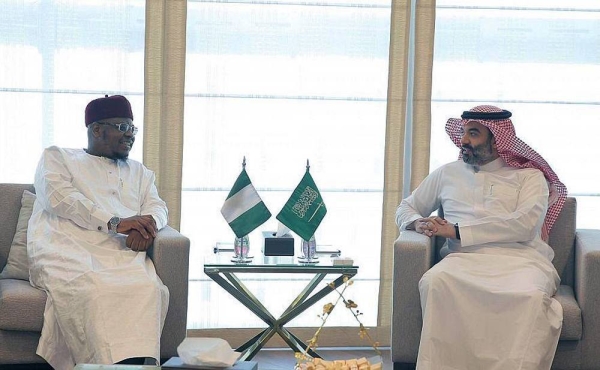 Minister of Communications and Information Technology Eng. Abdullah Bin Amer Al-Swaha met Wednesday with Minister of Communications and Digital Economy of the Federal Republic of Nigeria Dr. Isa Ibrahim, on the sidelines of the 2nd Global AI Summit,  in Riyadh.