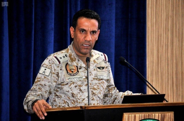  Brig. Gen. Turki Al-Maliki, spokesman of the Coalition to Support Legitimacy in Yemen.