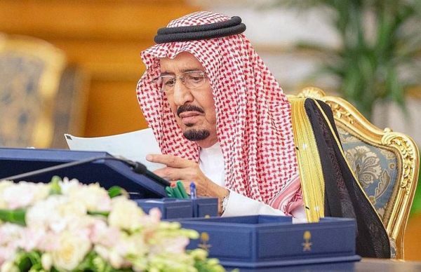 Custodian of the Two Holy Mosques King Salman chaired the Cabinet session on Tuesday afternoon at Al-Salam Palace in Jeddah.