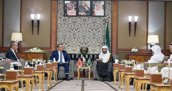 Minister of Justice Dr. Walid Bin Mohammed Al-Samaani met in Jeddah with Moroccan Minister of Justice Abdellatif Ouahbi on Tuesday.