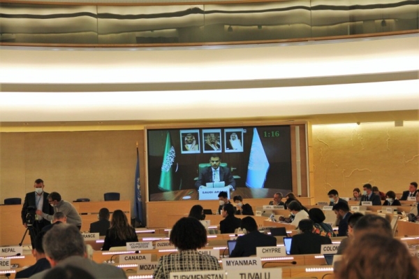 
Ambassador Abdulmohsen bin Khothaila, permanent representative of Saudi Arabia to the United Nations and international organizations in Geneva.