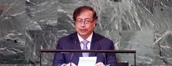 President Gustavo Petro Urrego of Colombia addresses the general debate of the UN General Assembly’s 77th session. — courtesy UN Photo/Cia Pak
