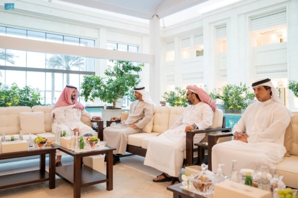 UAE president receives Saudi Deputy Defense Minister
