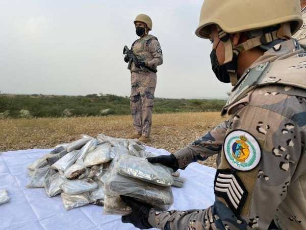 The Saudi Border Guards have foiled several attempts to smuggle huge quantities of drugs into the Kingdom.