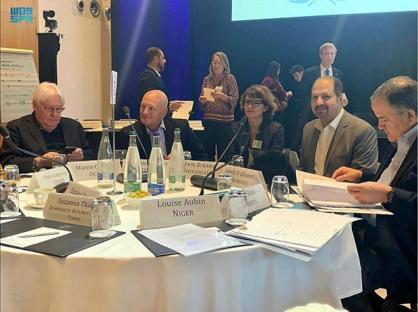 Eine saudische Delegation nimmt am Treffen der humanitären Koordinatoren in der Schweiz teil