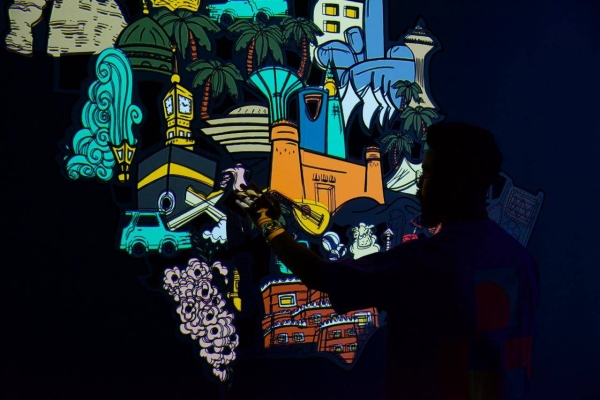 Riyadh is witnessing a unique interactive entertainment event called “Artorama”, which is supported by the General Entertainment Authority (GEA).