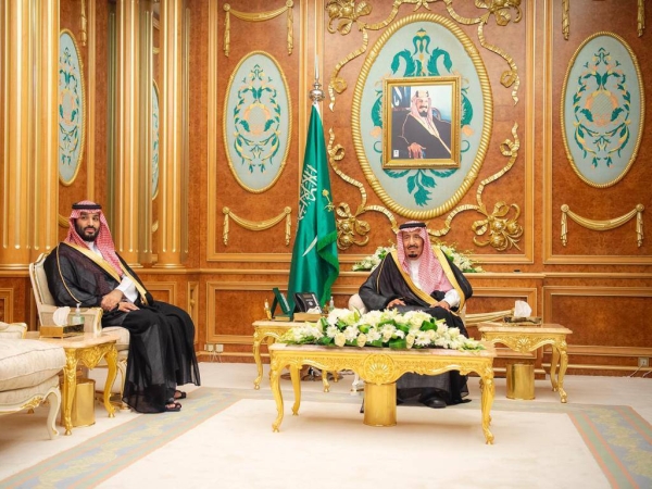 Custodian of the Two Holy Mosques King Salman and Crown Prince Mohammed bin Salman congratulated Rishi Sunak on his appointment as British Prime Minister on Wednesday and wished him success in his new role.